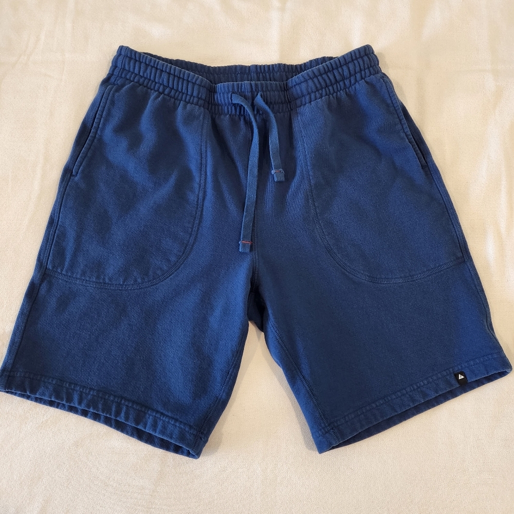 American Giant Sweat Shorts French Terry Blue Size Large
